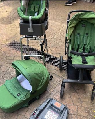 trio inglesina quad verde