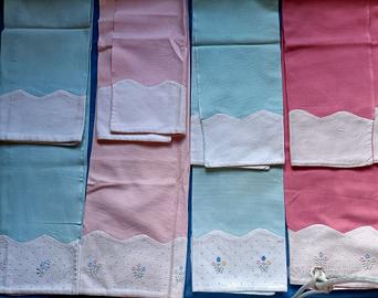 set asciugamani ricamati 