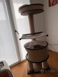 Tiragraffi design Petfun Hanne 155 cm noce