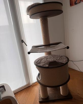 Tiragraffi design Petfun Hanne 155 cm noce