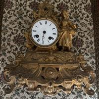 Orologio in bronzo dorato da restaurare