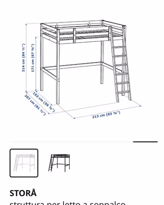 letto a soppalco ikea