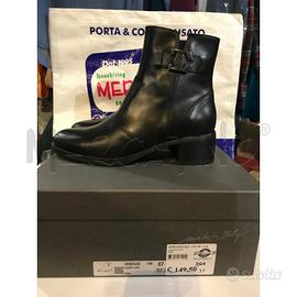 STIVALETTI DONNA NERO GIARDINI PELLE NERI N 37