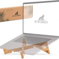 Supporto laptop Apple in bambù pieghevole - NUOVO