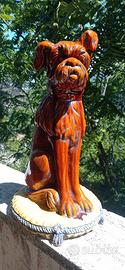 Statua cane vintage XX secolo