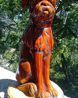 Statua cane vintage XX secolo