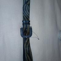 cintura pelle cavallino donna stampa zebrata