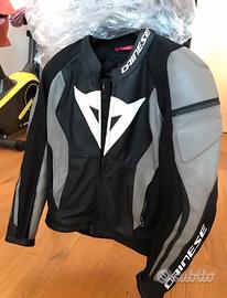 Giubbotto pelle Dainese Nexus Black Tg. 46