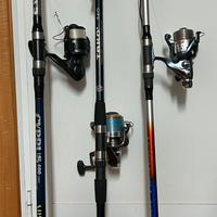 Canne beach ledgering con mulinello