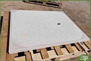 Piatto Doccia in Marmo di Trani cm. 100x80x4 h.