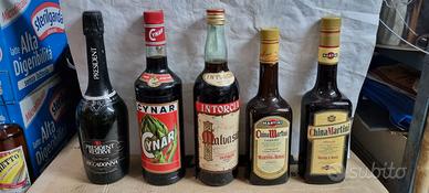 Bottiglie liquore vintage