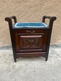 Sgabello scarpiera vintage 