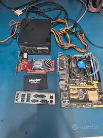 scheda madre+ cpu+ram+ssd+alimentatore 