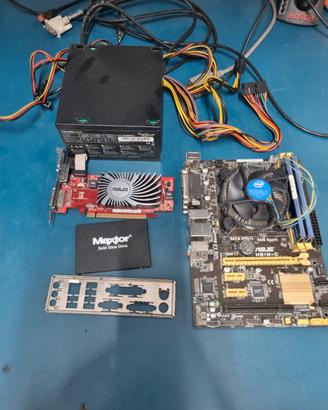 scheda madre+ cpu+ram+ssd+alimentatore 