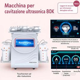 Dispositivo Cavitazione 80k -6 in 1 