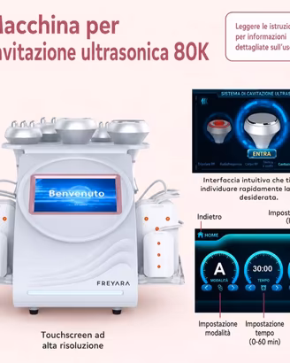 Dispositivo Cavitazione 80k -6 in 1 