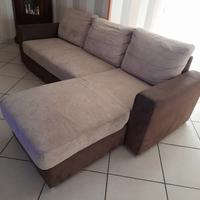 Divano letto con penisola