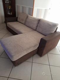 Divano letto con penisola