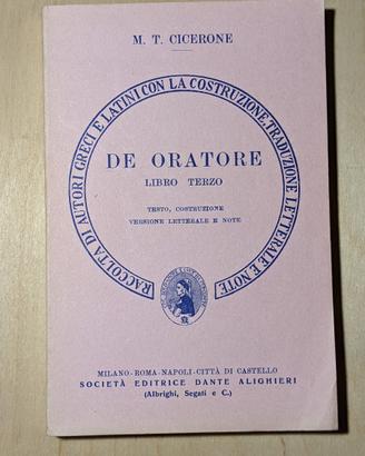 De Oratore, libro terzo, Cicerone 1967