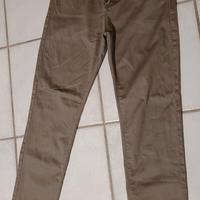 Pantalone donna verde militare tg 44 elasticizzati