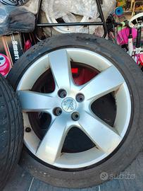 RUOTE IN LEGA DA 17" PER 2008, 3008, 307, 308, 208