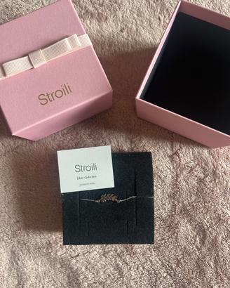 bracciale con foglia di Laurea argento Stroili