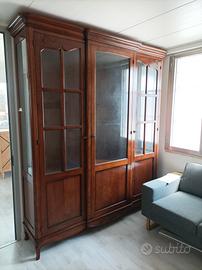 cristalliera in ciliegio nuova