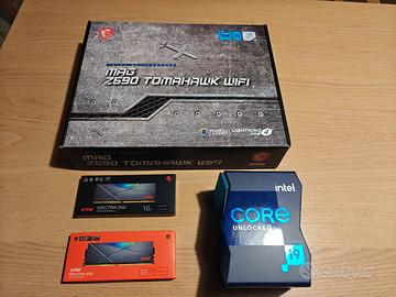 Bundle scheda madre,RAM, processore e dissipatore