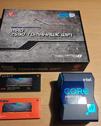 Bundle scheda madre,RAM, processore e dissipatore