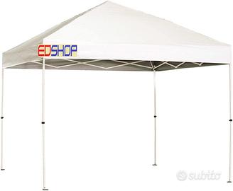 Gazebo 3x3 Professional Automatico Bianco