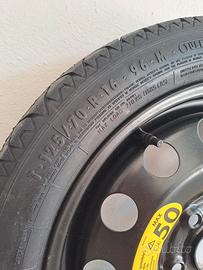 kit ruotino di scorta golf7 con crick e chiave