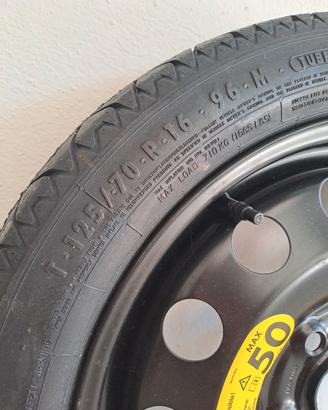 kit ruotino di scorta golf7 con crick e chiave