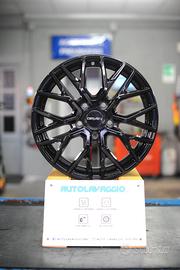 Cerchi 16 Carmani neri Audi Volks Mercedes BMW ecc