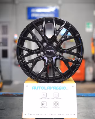 Cerchi 16 Carmani neri Audi Volks Mercedes BMW ecc