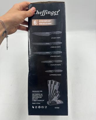 set di coltelli da cucina professionale da 6