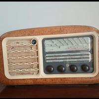 radio anni 50 in radica di noce 