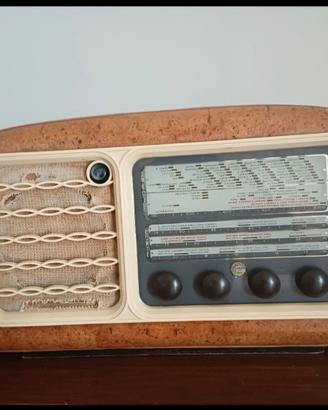 radio anni 50 in radica di noce 