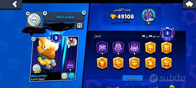 Brawl Stars 49k Coppe - 99/99 Brawler - 14 Skin Le