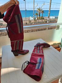 stivali in camoscio marca Pollini 