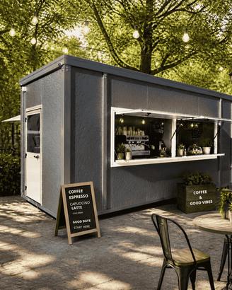 MONOBLOCCHI CHIOSCHO BAR IN PANNELLO SANDWICH