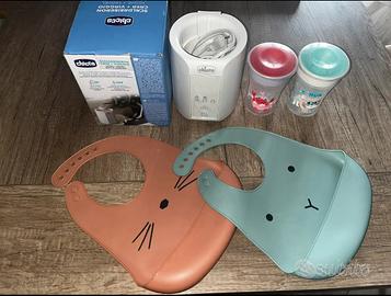 Scalda biberon  chicco + kit