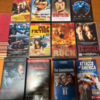 Videocassette vhs in blocco
