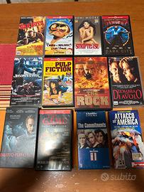 Videocassette vhs in blocco
