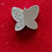 ciondolo farfalla 18 carati con brillanti