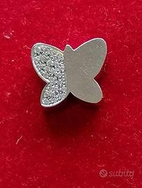 ciondolo farfalla 18 carati con brillanti
