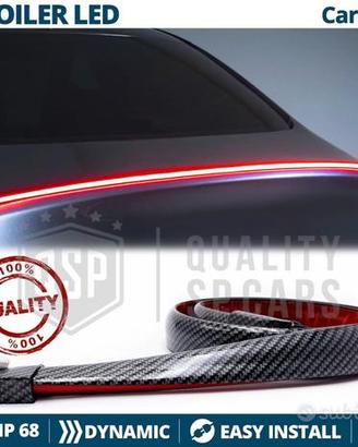 SPOILER LED Posteriore per FIAT Carbon Look
