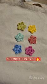 Termoadesive - Patch Stelline uncinetto