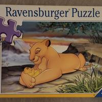 Ravensburger, Puzzle 2x20 pezzi Re Leone