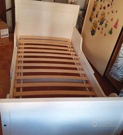 Letto legno allungabile con doghe