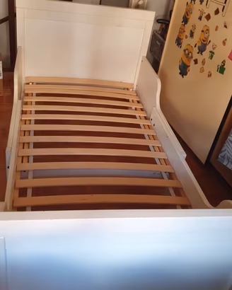 Letto legno allungabile con doghe